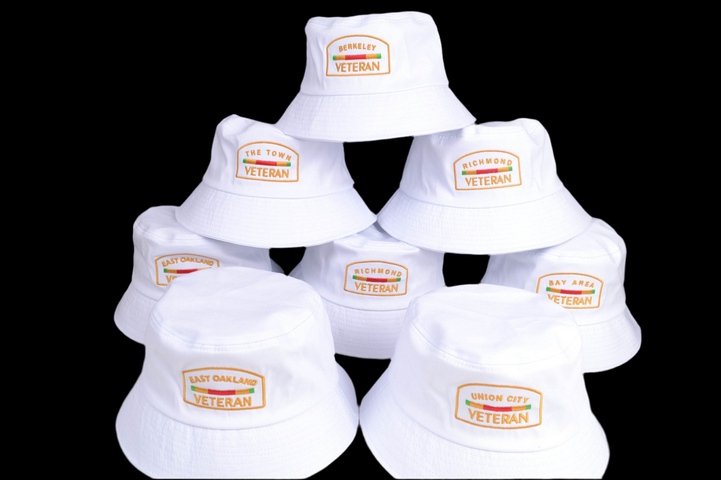 Bucket Hats Black And White - East Oakland ,West Oakland, Berkeley, And Many More..