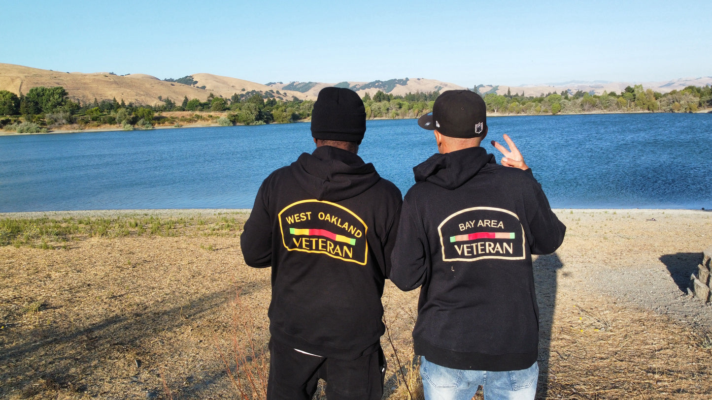 Hoodies-Bay Area Veteran Hoodie-West Oakland Hoodie-DEEP East Oakland Hoodie
